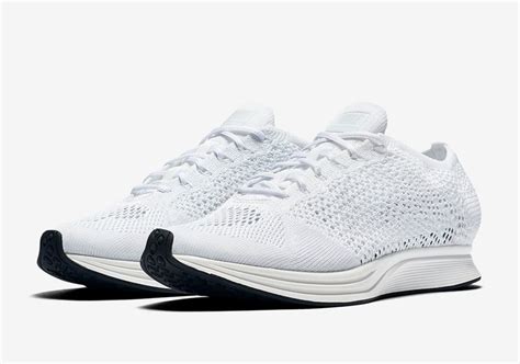 White Nike Flyknit Shoes